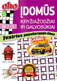 ID 43 oho 10 min. Įdomūs kryžiažodžiai ir galvosūkiai